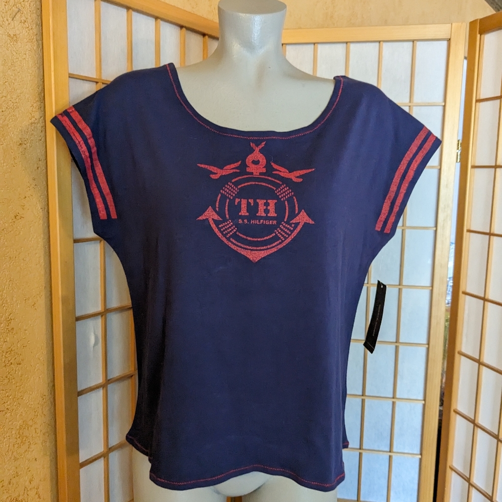 Tommy Hilfiger crop top, NEW with tags, LG